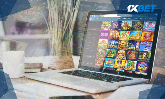 Una persona jugando en el casino online 1xbet