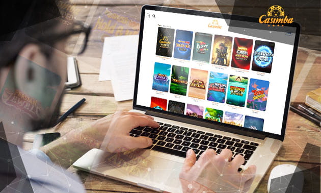 Una persona jugando en el casino online Captain Spins