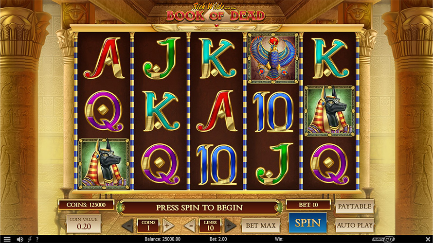 Book of Dead juega gratis online