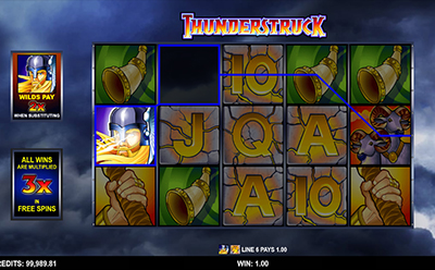 Tragamonedas móvil Thunderstruck