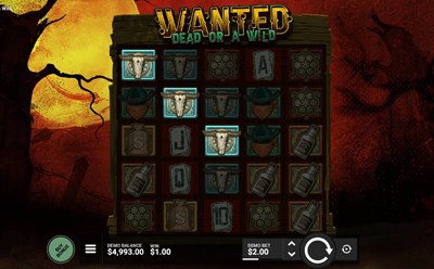 Tragamonedas móvil Wanted Dead or a Wild