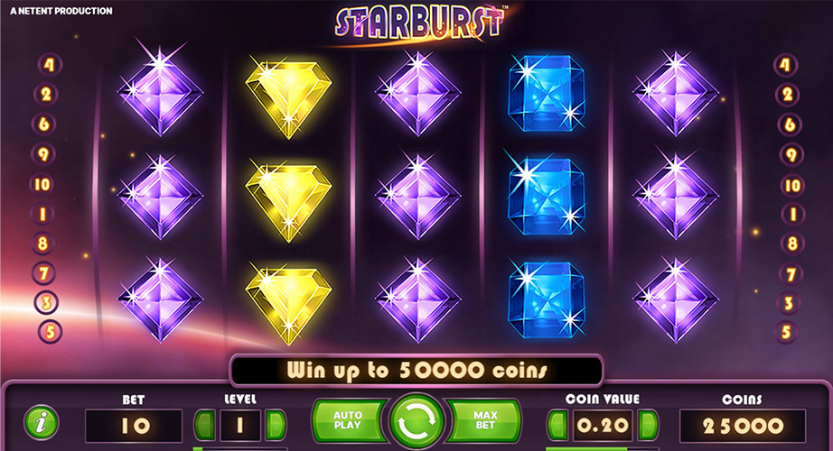 Starburst juega gratis online