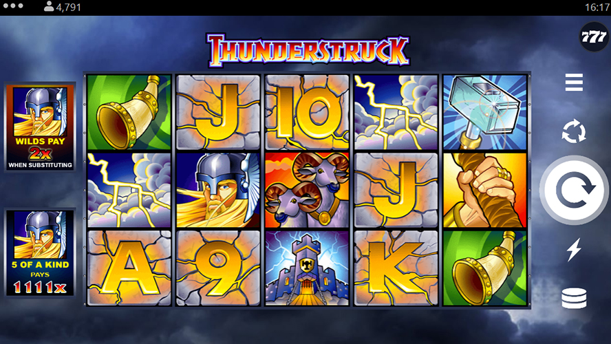 Thunderstruck juega gratis online