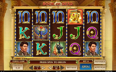 La tragaperras online Book of Dead en el casino 22bet en Venezuela.