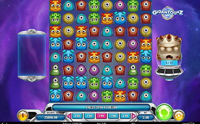 La tragaperras online Gigantoonz en el casino Dunder en Venezuela.