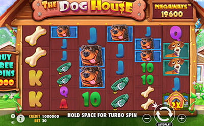La tragaperras online The Dog House Megaways en el Unique Casino en Venezuela.